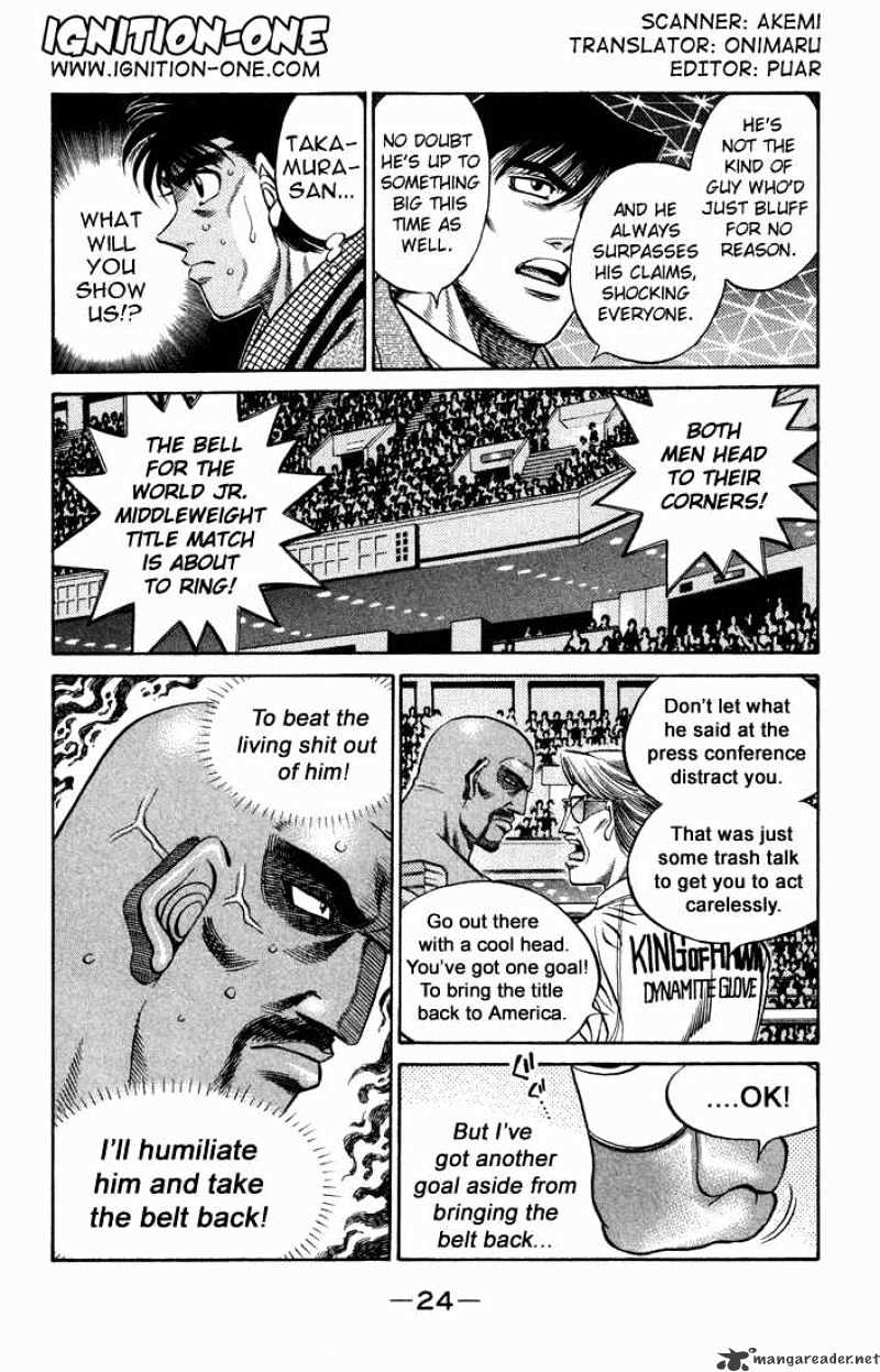 Hajime no Ippo: Fighting Spirit, Chapter 464 image 02